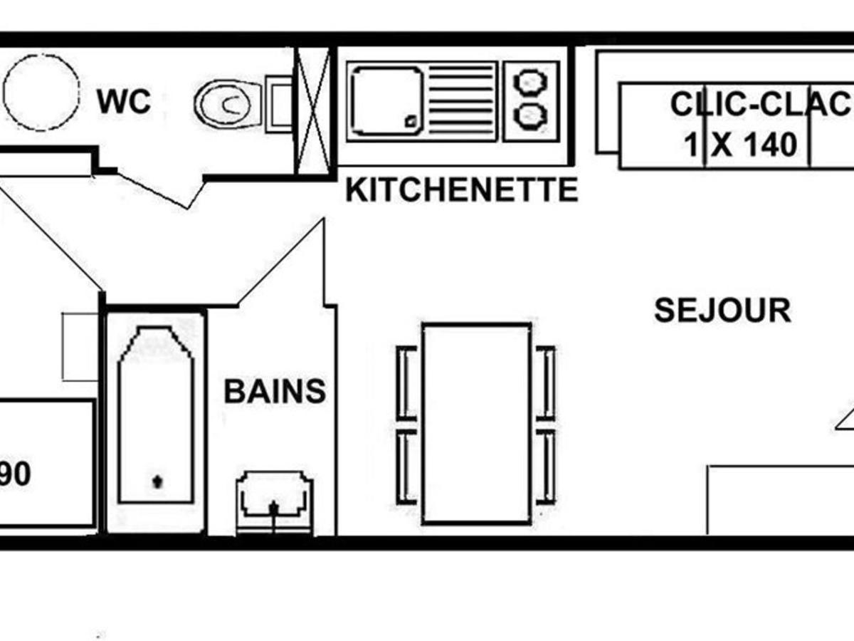 Studio 4 Personnes - Les Saisies, Proche Centre - Fr-1-594-119 Hauteluce Exterior foto